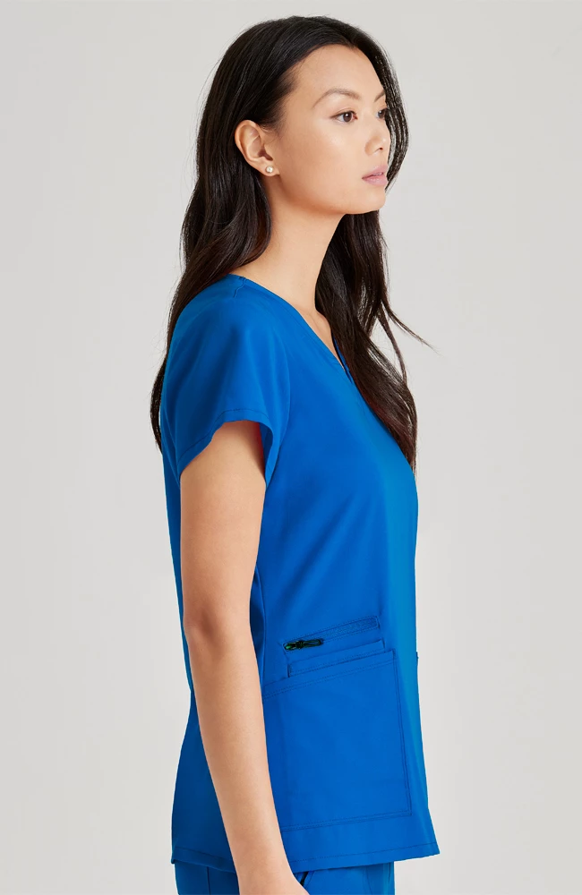 Barco Uniforms Barco Unify Women's V-Neck Scrub Top 3 Barco Uniforms Barco Unify Women's V-Neck Scrub Top - Image 3