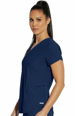 Grey's Anatomy Women's Nova Solid Scrub Top 6 Grey's Anatomy Women's Nova Solid Scrub Top -Scrubs for Women Sales Store 3 bc get018 650