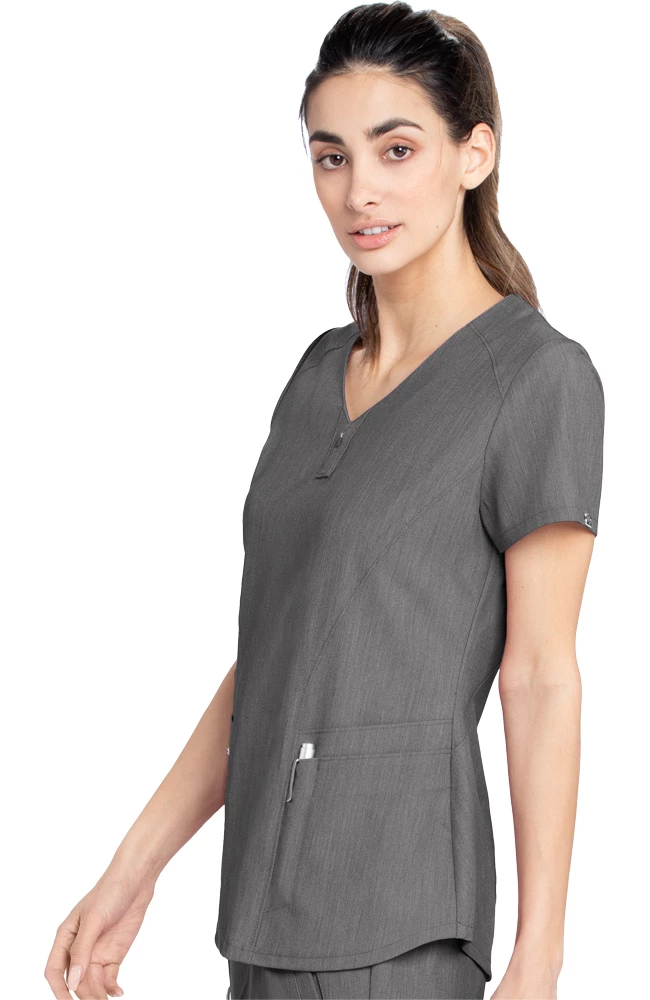 Grey's Anatomy Women's London Solid Scrub Top 3 Grey's Anatomy Women's London Solid Scrub Top - Image 3