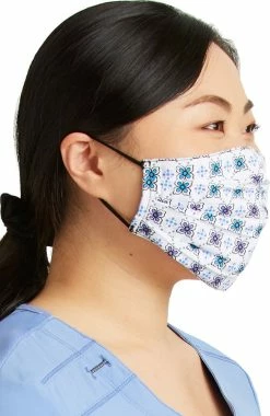 Cherokee Women's Reversible Let It Sno & Petite Geo Print Face Mask -Scrubs for Women Sales Store 3 ck ck508li 650