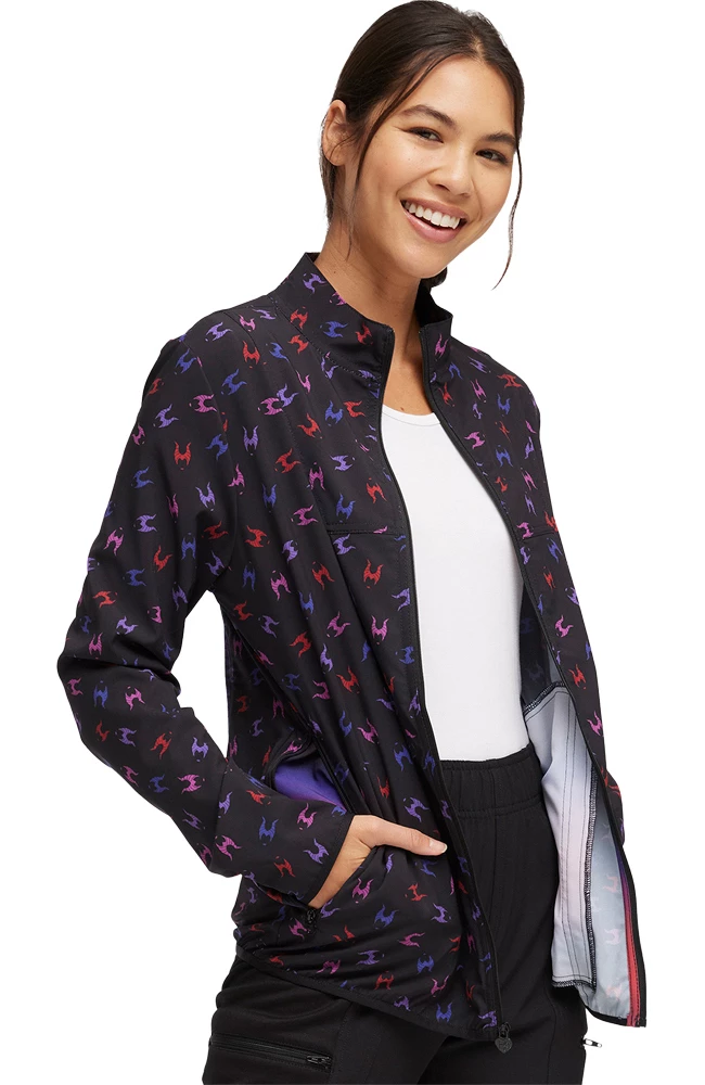 Heartsoul Women's Packable I Run This Castle Print Jacket 3 Heartsoul Women's Packable I Run This Castle Print Jacket - Image 3