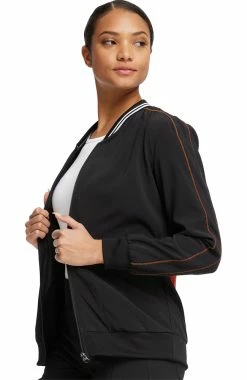 Cherokee Women's Undying Love Print Bomber Jacket -Scrubs for Women Sales Store 3 ck tf385 print 650