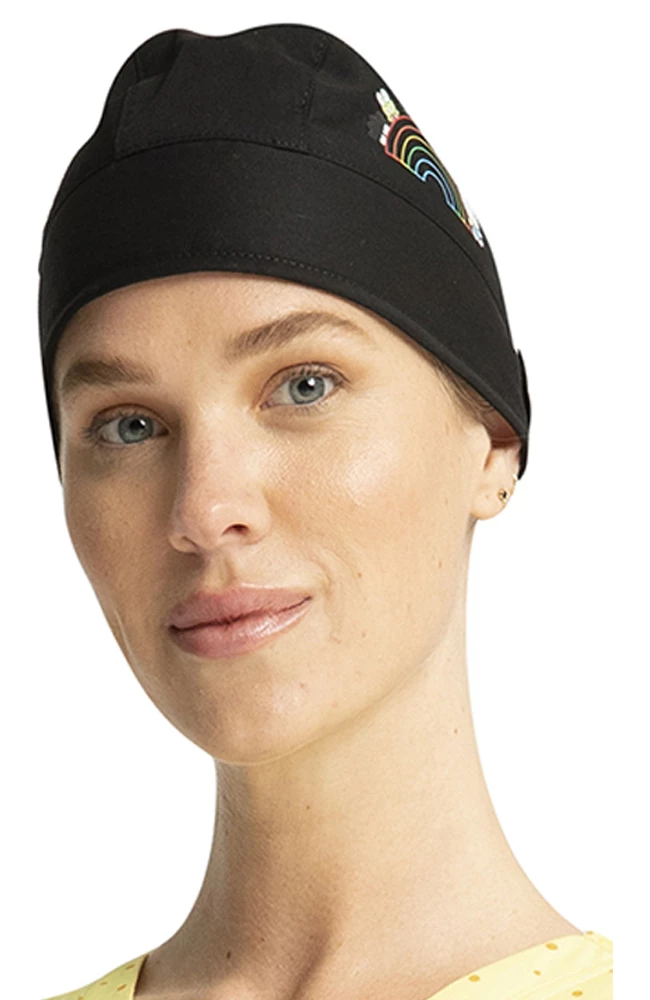 Cherokee Women's Rainbow Sanrio Print Scrub Hat 3 Cherokee Women's Rainbow Sanrio Print Scrub Hat - Image 3