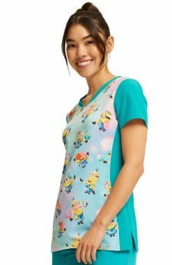 Cherokee Women's Here For The Candy Print Scrub Top 6 Cherokee Women's Here For The Candy Print Scrub Top -Scrubs for Women Sales Store 3 ck tf749 print 650