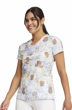 Cherokee Women's Hip Cats Print Scrub Top 9 Cherokee Women's Hip Cats Print Scrub Top -Scrubs for Women Sales Store 3 ck tf776 print 650