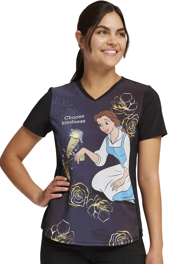 Cherokee Women's Choose Kindness Print Scrub Top 3 Cherokee Women's Choose Kindness Print Scrub Top - Image 3