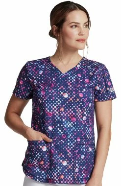 Dickies Women's Dot's Get Going Print Scrub Top 5 Dickies Women's Dot's Get Going Print Scrub Top -Scrubs for Women Sales Store 3 di dk731 print 650 1