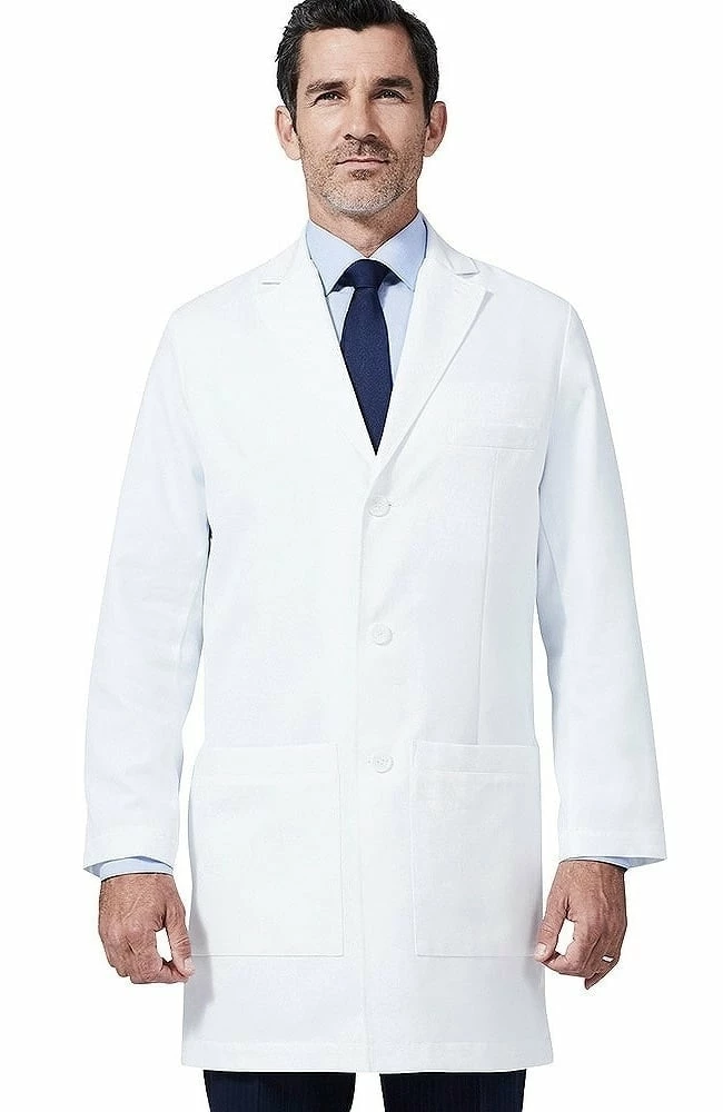 Medelita Men's M3 Laennec Classic Fit 40" Lab Coat 3 Medelita Men's M3 Laennec Classic Fit 40" Lab Coat - Image 3
