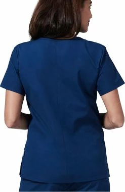 Medelita Women's Modern Fit V-Neck Solid Scrub Top -Scrubs for Women Sales Store 3 md mfcst 650