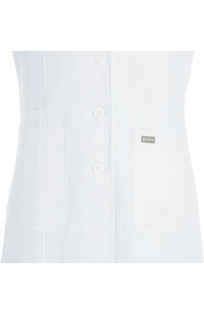Maevn Uniforms Women's 36" Notch Collar Lab Coat 3 Maevn Uniforms Women's 36" Notch Collar Lab Coat - Image 3