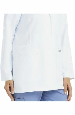 Maevn Uniforms Women's Notch Collar Consultation Lab Coat -Scrubs for Women Sales Store 3 mv 5073 650