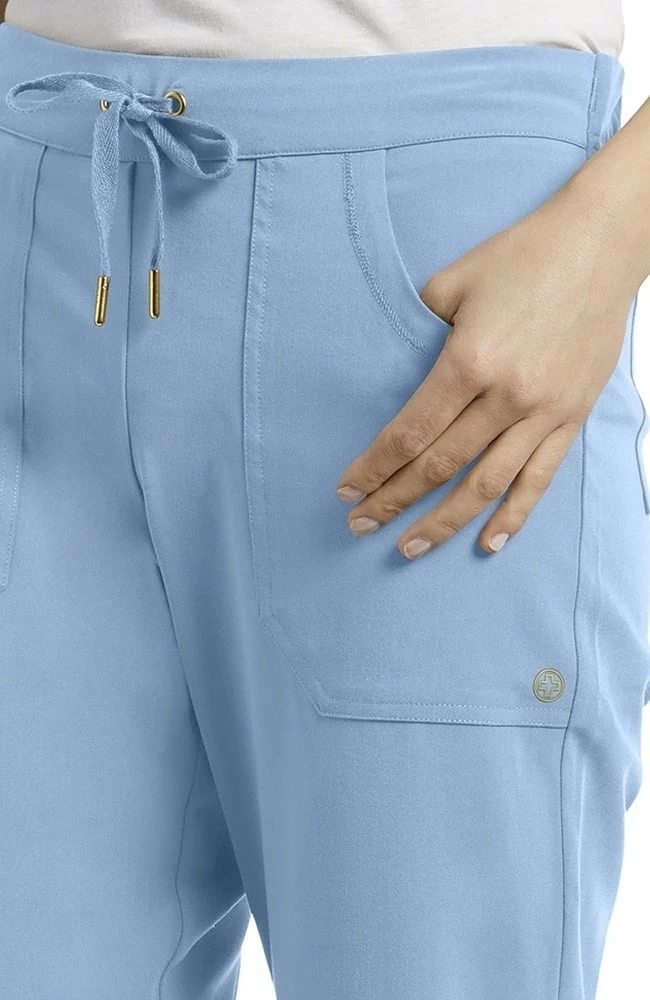 White Cross Women's Soft Drawstring Straight Leg Scrub Pant 3 White Cross Women's Soft Drawstring Straight Leg Scrub Pant - Image 3