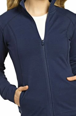 White Cross Women's French Terry Jacket 5 White Cross Women's French Terry Jacket -Scrubs for Women Sales Store 3 wc 445 650