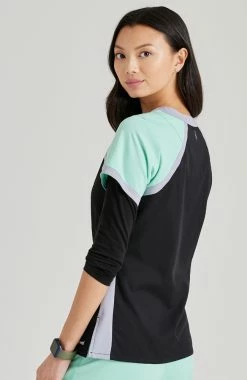 Grey's Anatomy Women's Tri-Color V-Neck Solid Scrub Top 7 Grey's Anatomy Women's Tri-Color V-Neck Solid Scrub Top -Scrubs for Women Sales Store 4 bc 41435 650