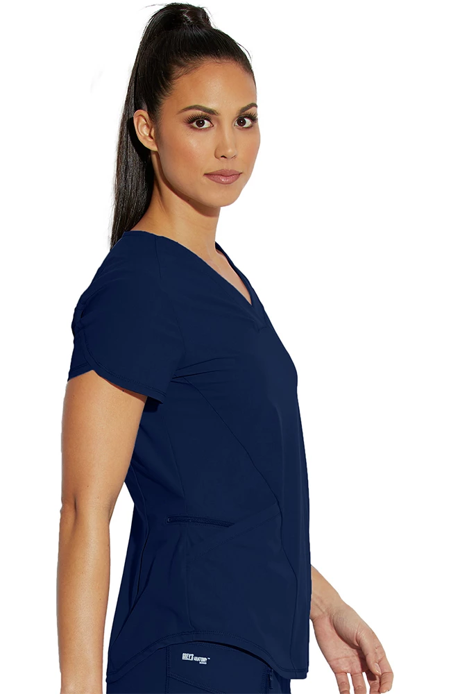 Grey's Anatomy Women's Nova Solid Scrub Top 4 Grey's Anatomy Women's Nova Solid Scrub Top - Image 4