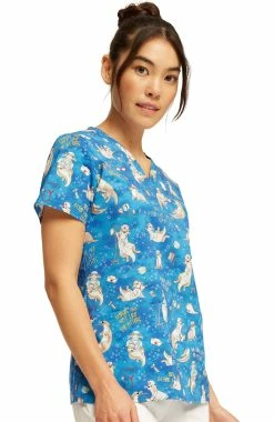 Cherokee Women's Care Like No Otter Print Scrub Top 7 Cherokee Women's Care Like No Otter Print Scrub Top -Scrubs for Women Sales Store 4 ck ck651 print 650