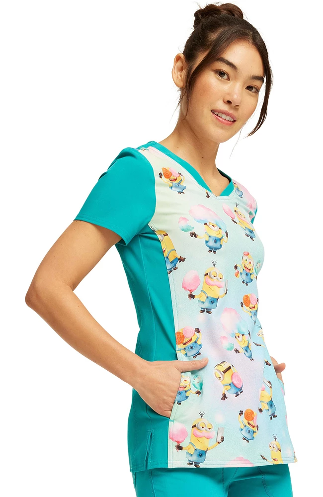 Cherokee Women's Here For The Candy Print Scrub Top 4 Cherokee Women's Here For The Candy Print Scrub Top - Image 4