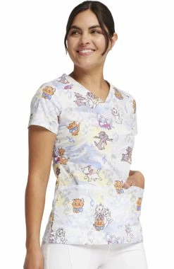 Cherokee Women's Hip Cats Print Scrub Top 10 Cherokee Women's Hip Cats Print Scrub Top -Scrubs for Women Sales Store 4 ck tf776 print 650