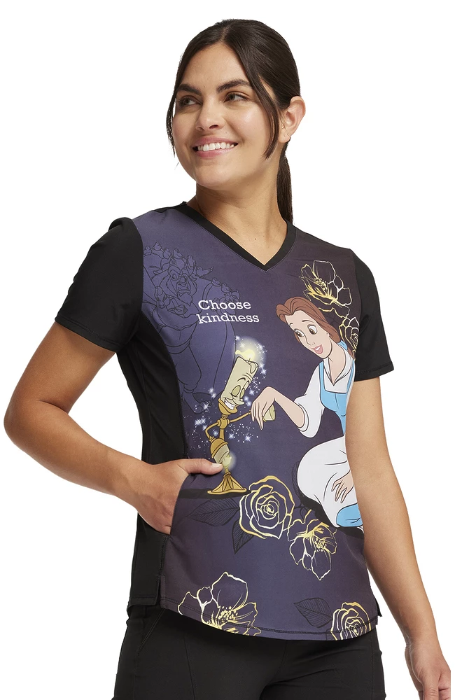 Cherokee Women's Choose Kindness Print Scrub Top 4 Cherokee Women's Choose Kindness Print Scrub Top - Image 4