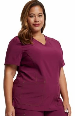 Dickies Women's V-Neck Top 8 Dickies Women's V-Neck Top -Scrubs for Women Sales Store 4 di dk747 650