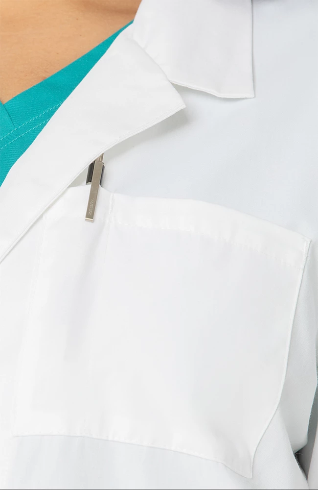 Landau Women's 37" Lab Coat With Tablet Pocket 4 Landau Women's 37" Lab Coat With Tablet Pocket - Image 4