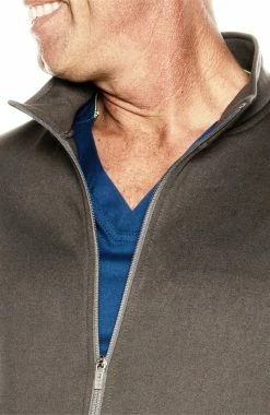 Urbane Men's Fleece Solid Scrub Jacket 8 Urbane Men's Fleece Solid Scrub Jacket -Scrubs for Women Sales Store 4 ln 9972 650