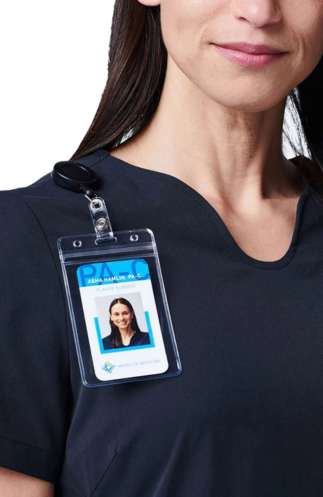 Medelita Women's Sola Solid Scrub Top 4 Medelita Women's Sola Solid Scrub Top - Image 4