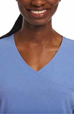 Maevn Uniforms Women's Side Stretch Solid Scrub Top -Scrubs for Women Sales Store 4 mv 4521 650