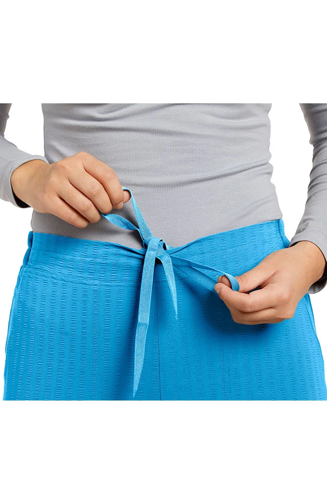 White Cross Women's Seersucker Cargo Scrub Pant 4 White Cross Women's Seersucker Cargo Scrub Pant - Image 4