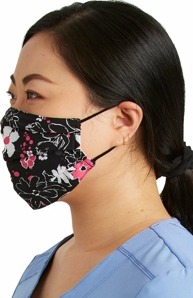 Cherokee Women's Reversible Hopeful Hearts & Bloom-tanical Print Face Mask 5 Cherokee Women's Reversible Hopeful Hearts & Bloom-tanical Print Face Mask - Image 5