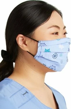 Cherokee Women's Reversible Let It Sno & Petite Geo Print Face Mask -Scrubs for Women Sales Store 5 ck ck508li 650