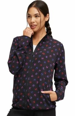 Heartsoul Women's Packable I Run This Castle Print Jacket 10 Heartsoul Women's Packable I Run This Castle Print Jacket -Scrubs for Women Sales Store 5 ck hs331 print 650