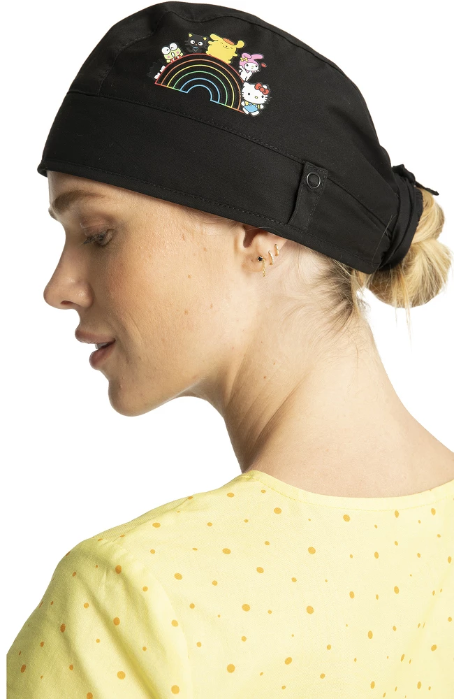 Cherokee Women's Rainbow Sanrio Print Scrub Hat 5 Cherokee Women's Rainbow Sanrio Print Scrub Hat - Image 5