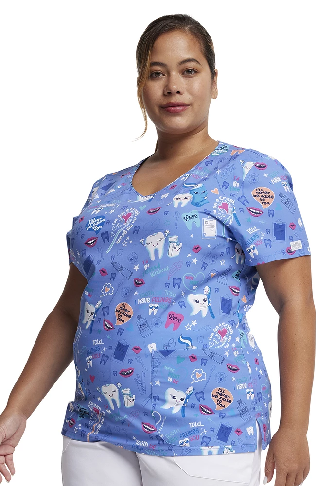Dickies Women's Fillings For You Print Scrub Top 5 Dickies Women's Fillings For You Print Scrub Top - Image 5
