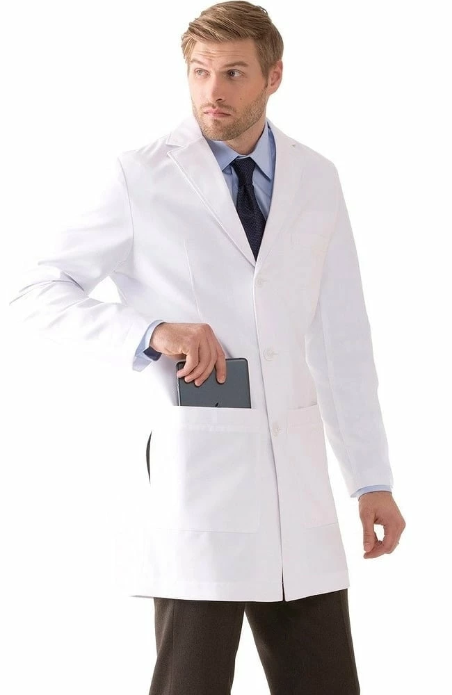 Medelita Men's M3 Laennec Classic Fit 40" Lab Coat 5 Medelita Men's M3 Laennec Classic Fit 40" Lab Coat - Image 5