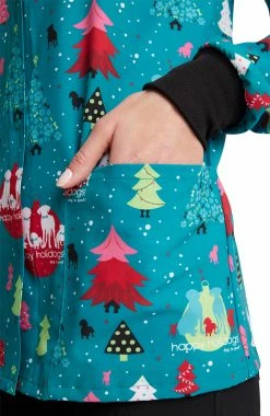 Cherokee Women's Happy Holidogs Print Jacket 11 Cherokee Women's Happy Holidogs Print Jacket -Scrubs for Women Sales Store 6 ck ck321 print 650