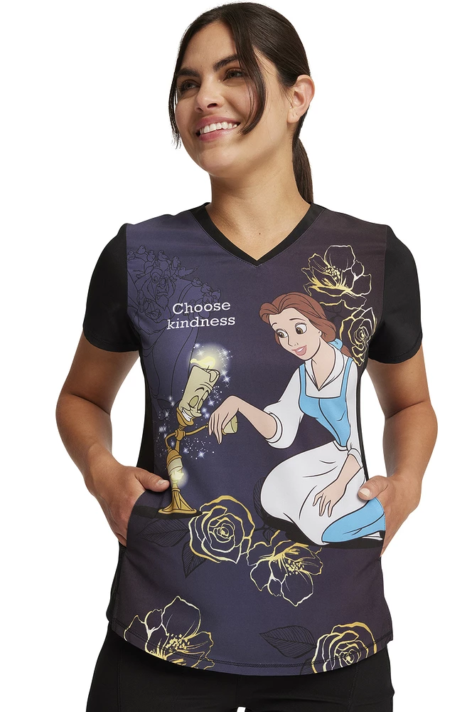 Cherokee Women's Choose Kindness Print Scrub Top 6 Cherokee Women's Choose Kindness Print Scrub Top - Image 6