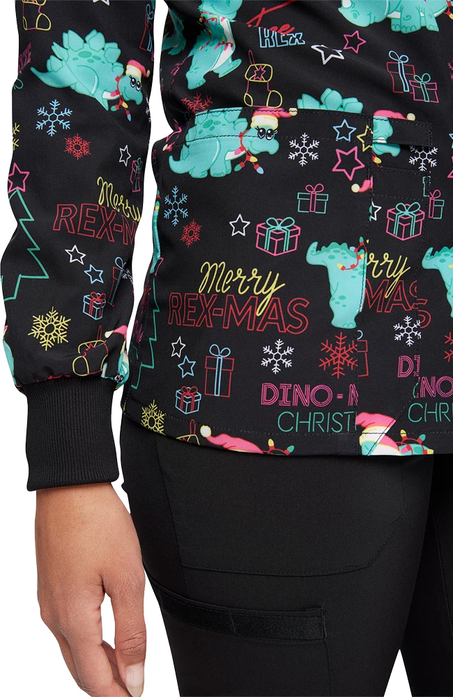 Dickies Women's Merry RexMas Print Jacket 6 Dickies Women's Merry RexMas Print Jacket - Image 6