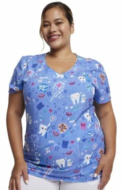 Dickies Women's Fillings For You Print Scrub Top 13 Dickies Women's Fillings For You Print Scrub Top -Scrubs for Women Sales Store 6 di dk852 print 650 1
