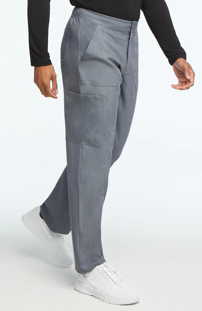 AllHeart Clearance Men's Solid Scrub Top & Cargo Scrub Pant Set 7 AllHeart Clearance Men's Solid Scrub Top & Cargo Scrub Pant Set - Image 7