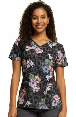 Dickies Women's Wild Tropic Print Scrub Top 14 Dickies Women's Wild Tropic Print Scrub Top -Scrubs for Women Sales Store 7 di dk731 print 650