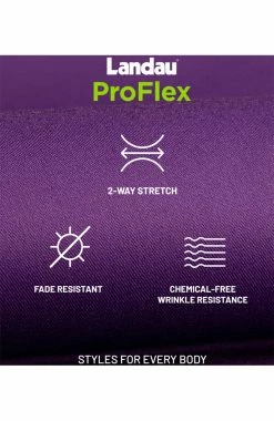 Landau Women's Collared Zip Front Solid Scrub Top -Scrubs for Women Sales Store 7 ln 4173prv 650