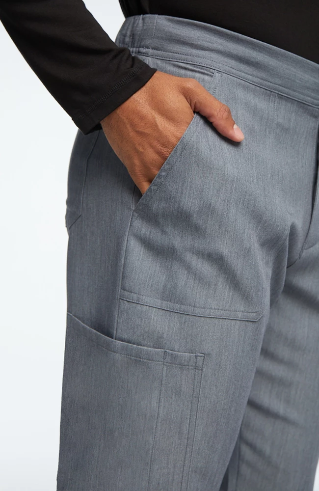 AllHeart Clearance Men's Solid Scrub Top & Cargo Scrub Pant Set 9 AllHeart Clearance Men's Solid Scrub Top & Cargo Scrub Pant Set - Image 9